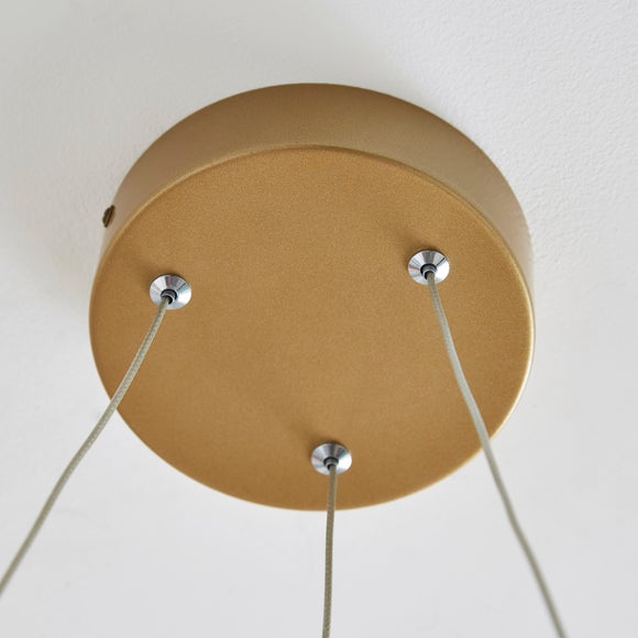 Puddle Linked Hoop 3 Light Adjustable LED Ceiling Light