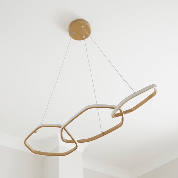 Puddle Linked Hoop 3 Light Adjustable LED Ceiling Light