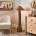 Ruri Boho Rattan Floor Lamp