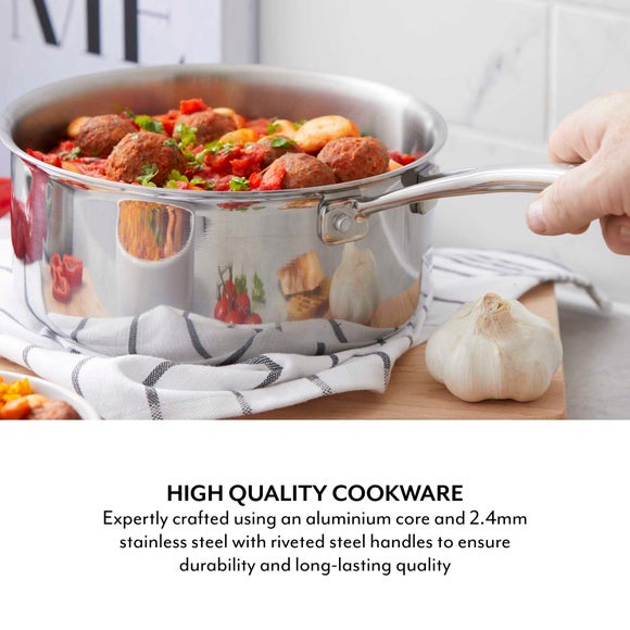 Sur La Table TriPly 3 Piece Saucepan Set