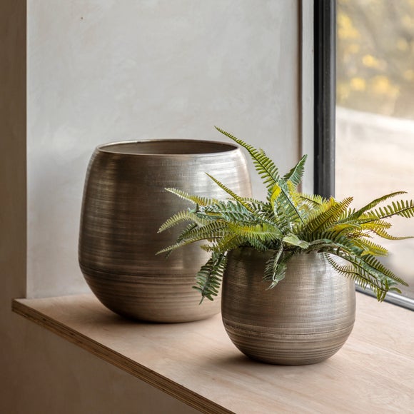 Cedar & Sage Set of 2 Chatai Plant Pots, product image 1