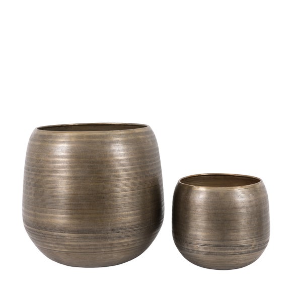 Cedar & Sage Set of 2 Chatai Plant Pots, product image 10