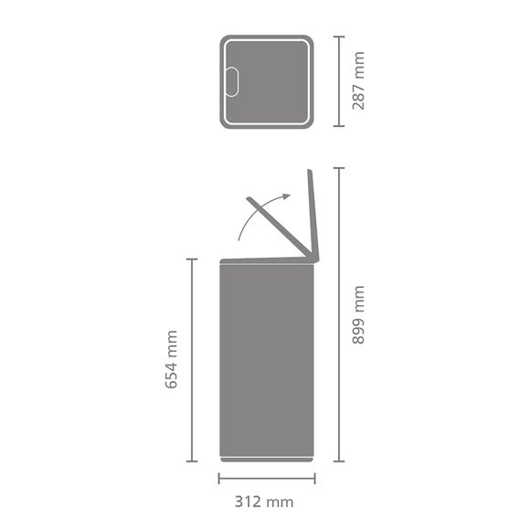 Brabantia Bo 30L Touch Bin, product image 28