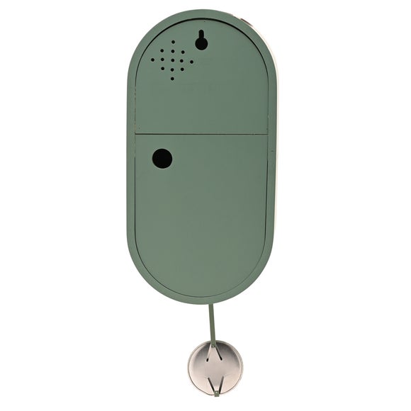 Interval Mid-Century Cuckoo Wall Clock With Pendulum