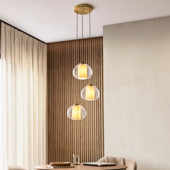 Harnell 3 Light Adjustable Cluster Ceiling Light