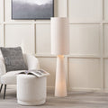 Pacific Lifestyle Mirissa Slubby Handloom Fabric Floor Lamp