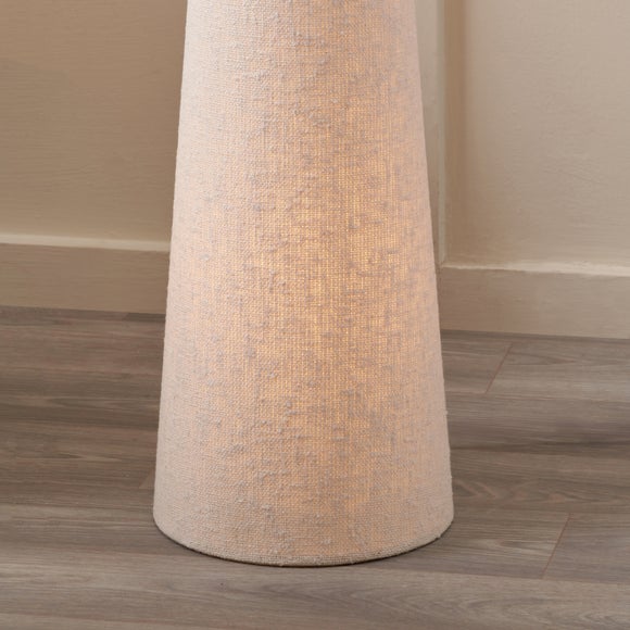 Pacific Lifestyle Mirissa Slubby Handloom Fabric Floor Lamp