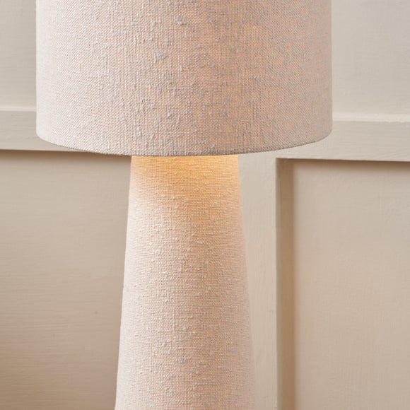 Pacific Lifestyle Mirissa Slubby Handloom Fabric Floor Lamp