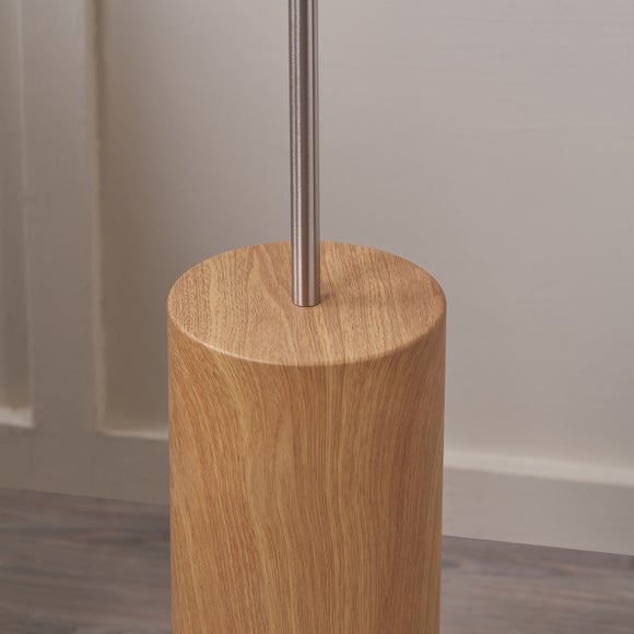 Pacific Lifestyle Bonham Wood Veneer and Metal Floor Lamp