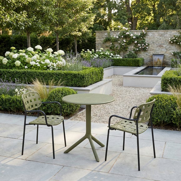 Bergen Round Bistro Table with 2 Karin Armchairs, product image 15