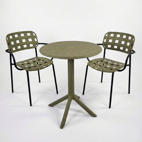 Bergen Round Bistro Table with 2 Karin Armchairs, product image 16