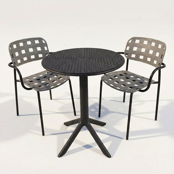 Bergen Round Bistro Table with 2 Karin Armchairs, product image 24