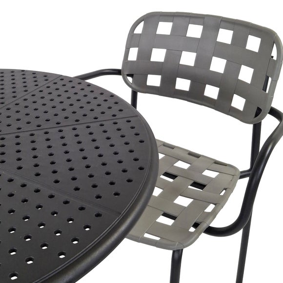 Bergen Round Bistro Table with 2 Karin Armchairs, product image 25