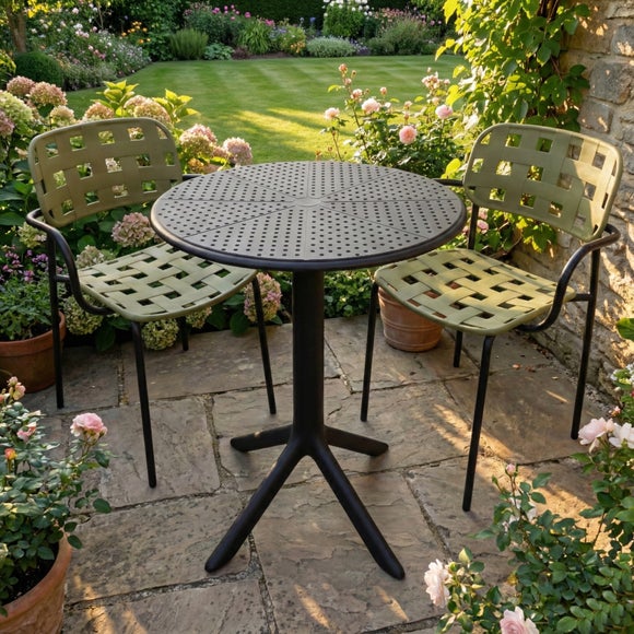 Bergen Round Bistro Table with 2 Karin Armchairs, product image 8