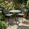 Bergen Round Bistro Table with 2 Karin Armchairs, product image 1