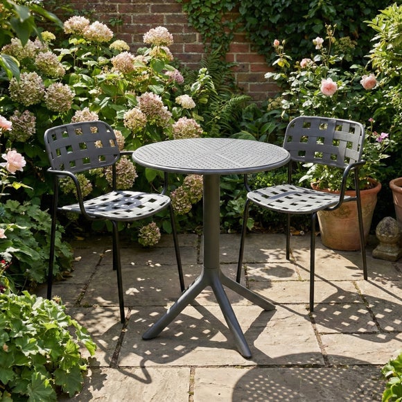 Bergen Round Bistro Table with 2 Karin Armchairs, product image 1