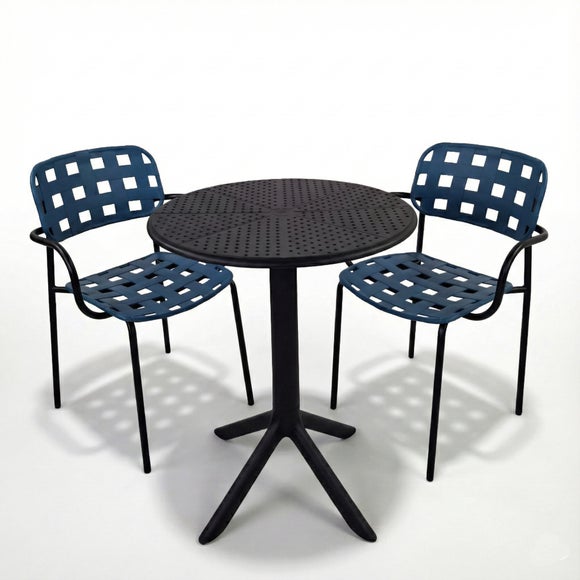 Bergen Round Bistro Table with 2 Karin Armchairs, product image 32