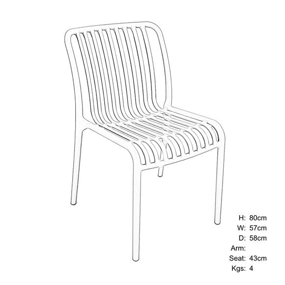 Bergen Bistro Table with 2 Mia Bistro Chairs