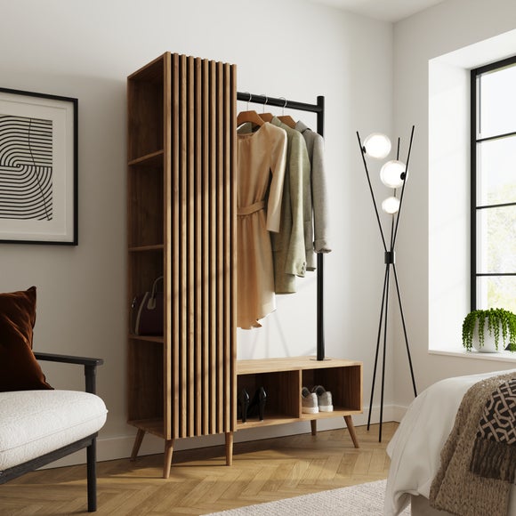Rafe Clothes Rail with Storage