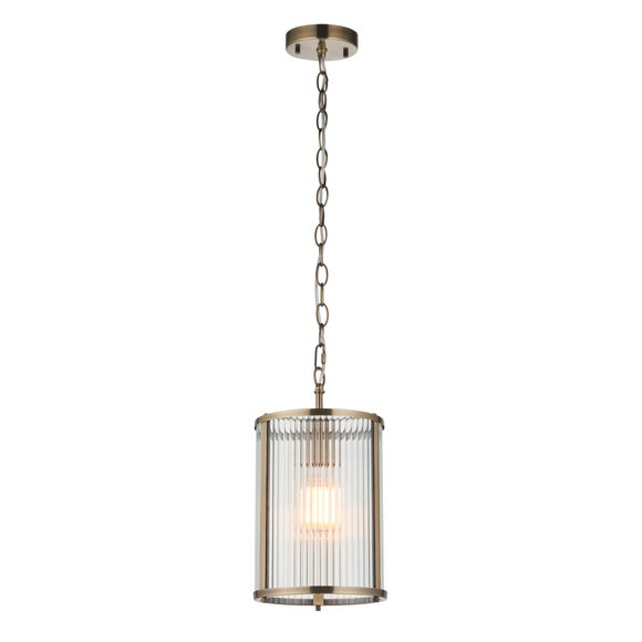 Vogue Hadley Ribbed Adjustable Pendant Light