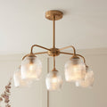 Vogue Leroy 5 Light Ribbed Pendant Light