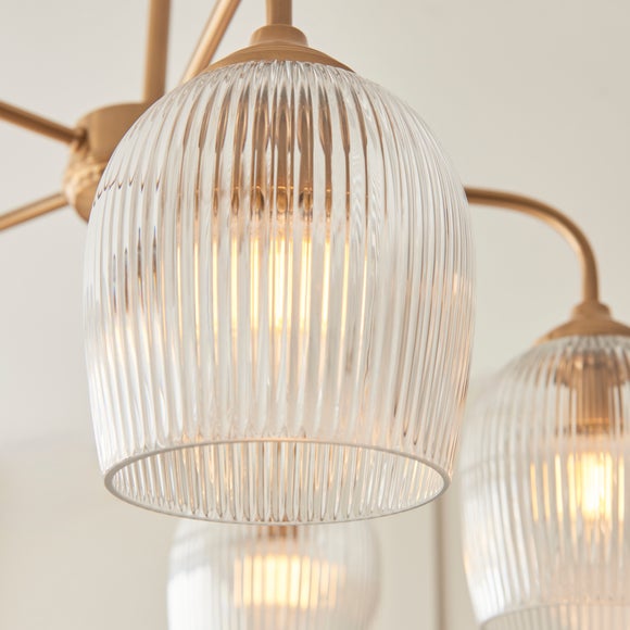 Vogue Leroy 5 Light Ribbed Pendant Light