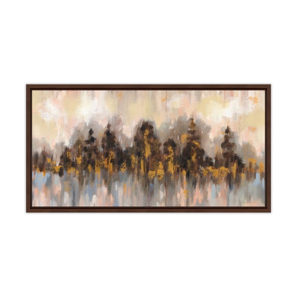 Artko Blushing Forest by Silvia Vassileva Framed Print
