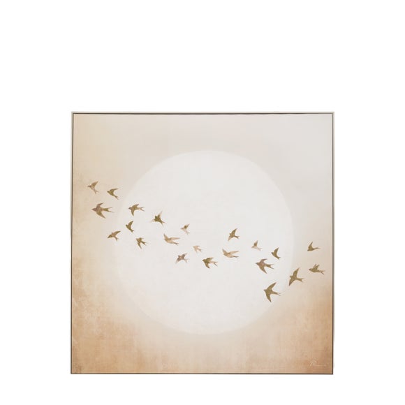 Cedar and Sage Golden Hour Flying Framed Canvas