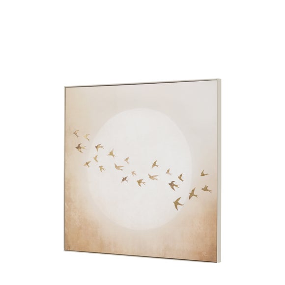 Cedar and Sage Golden Hour Flying Framed Canvas