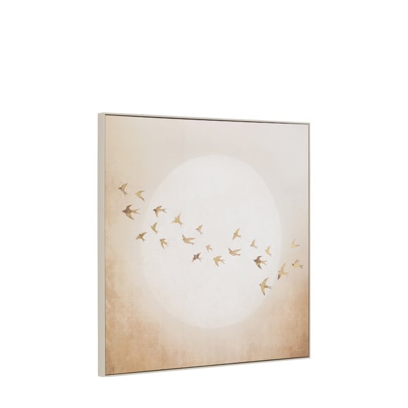 Cedar and Sage Golden Hour Flying Framed Canvas