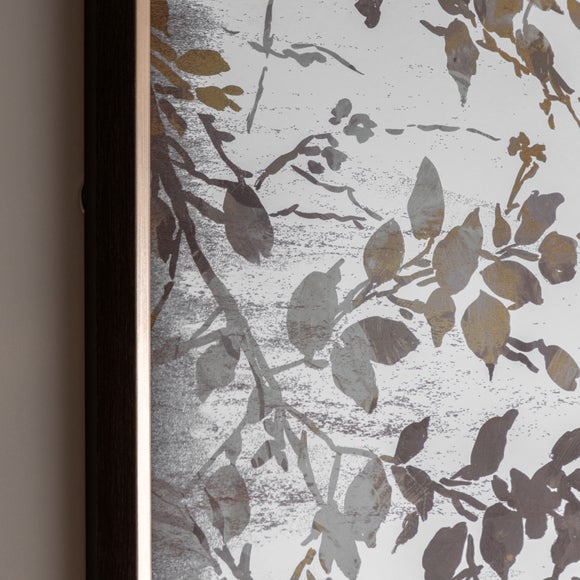 Cedar and Sage Oriental Garden Mirror Framed Wall Art