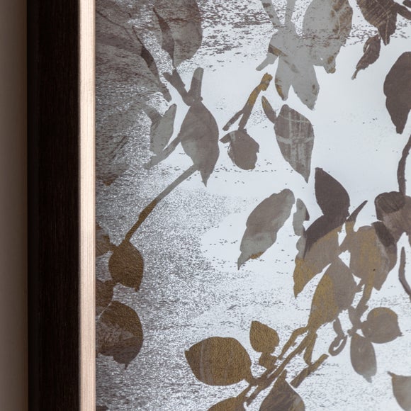 Cedar and Sage Oriental Garden Mirror Framed Wall Art