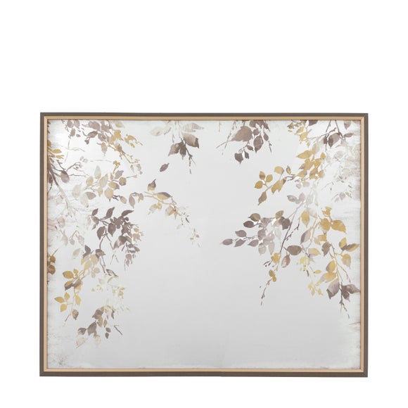 Cedar and Sage Oriental Garden Mirror Framed Wall Art