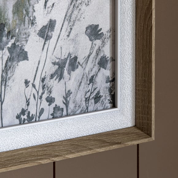 Cedar and Sage Set of 2 Botanical Hares Framed Canvases