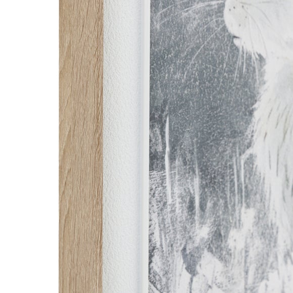 Cedar and Sage Set of 2 Botanical Hares Framed Canvases