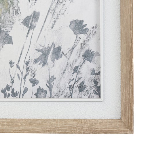 Cedar and Sage Set of 2 Botanical Hares Framed Canvases